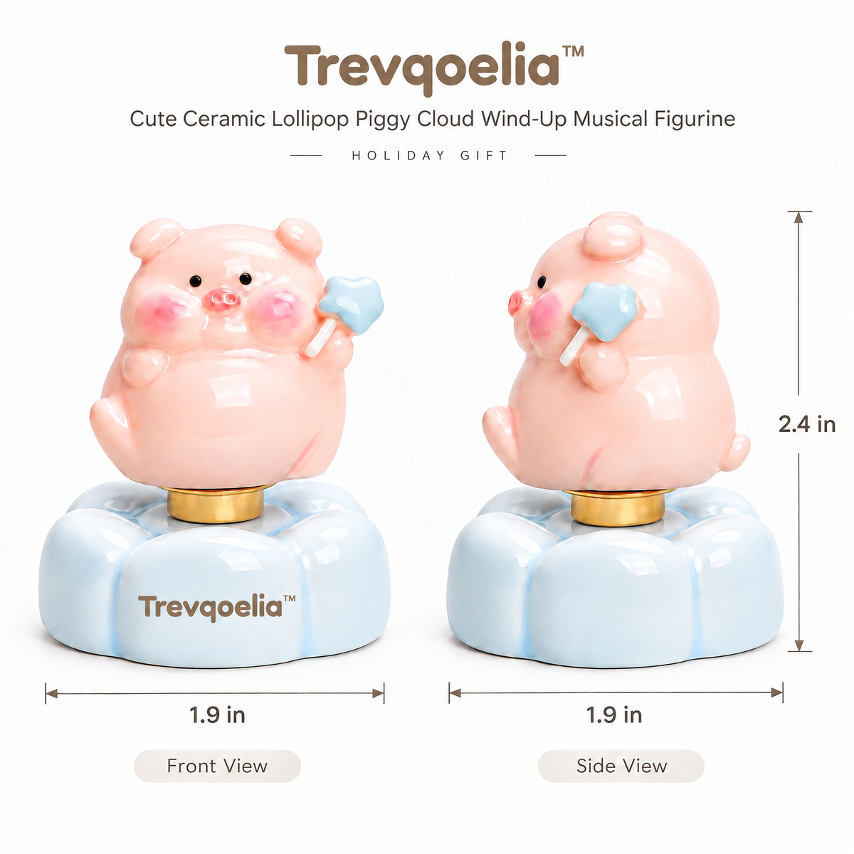 Trevqoelia™ Abstract Sculptural Tabletop Figurine – Modern Artistic Home Accent Decor
