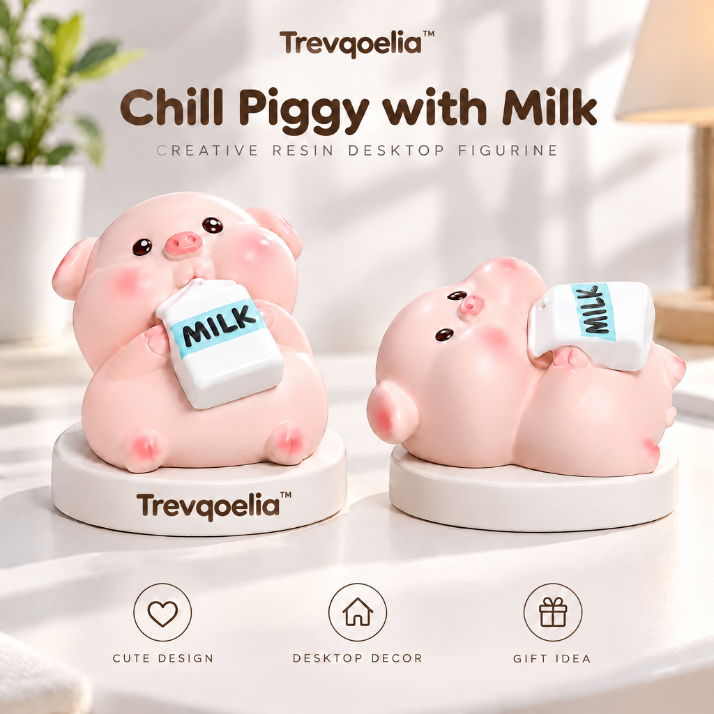 Trevqoelia™ Sculptural Decorative Tabletop Figurine – Modern Artistic Home Accent Decor