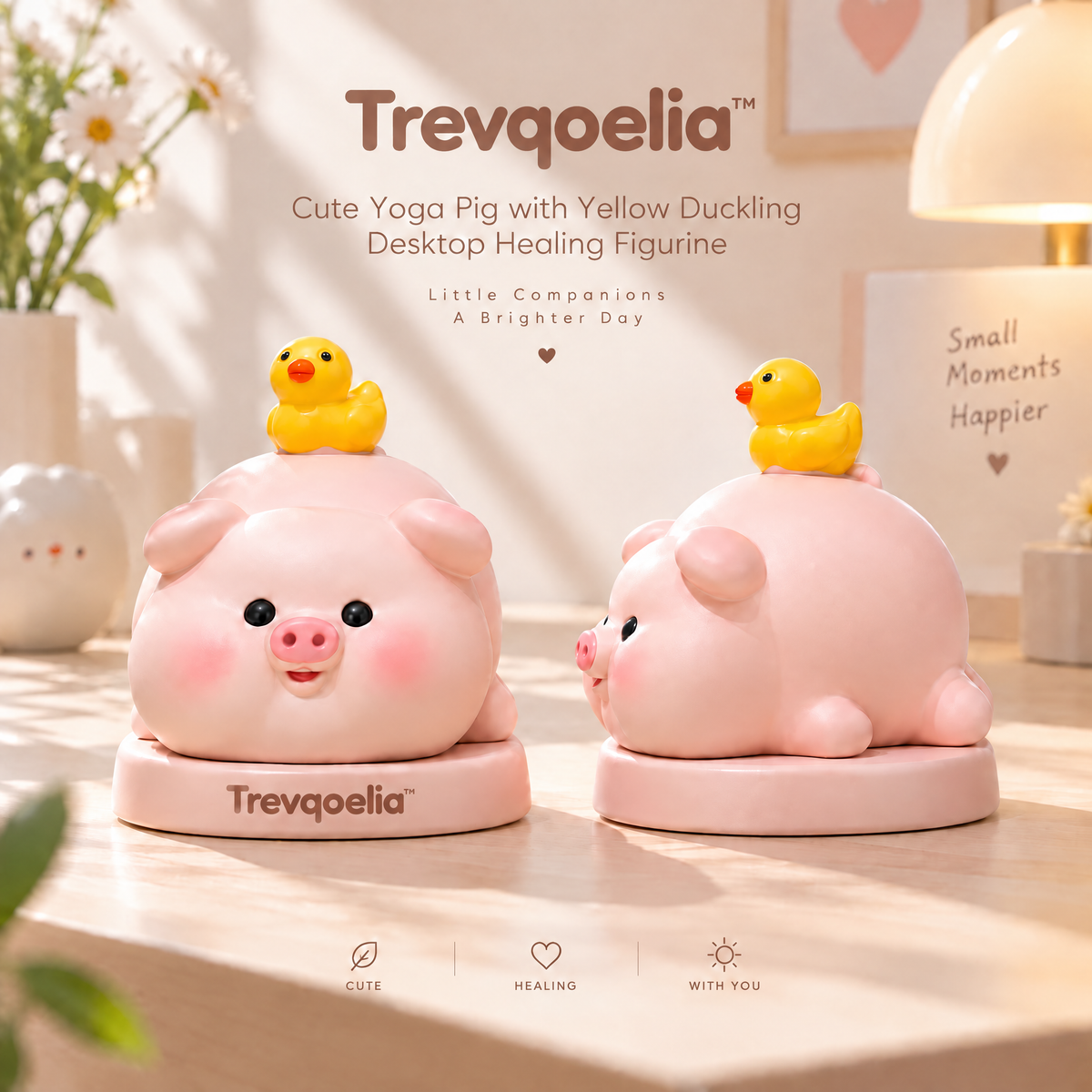 Trevqoelia™ Modern Sculptural Art Figurine – Abstract Tabletop Decor Accent for Elegant Interiors