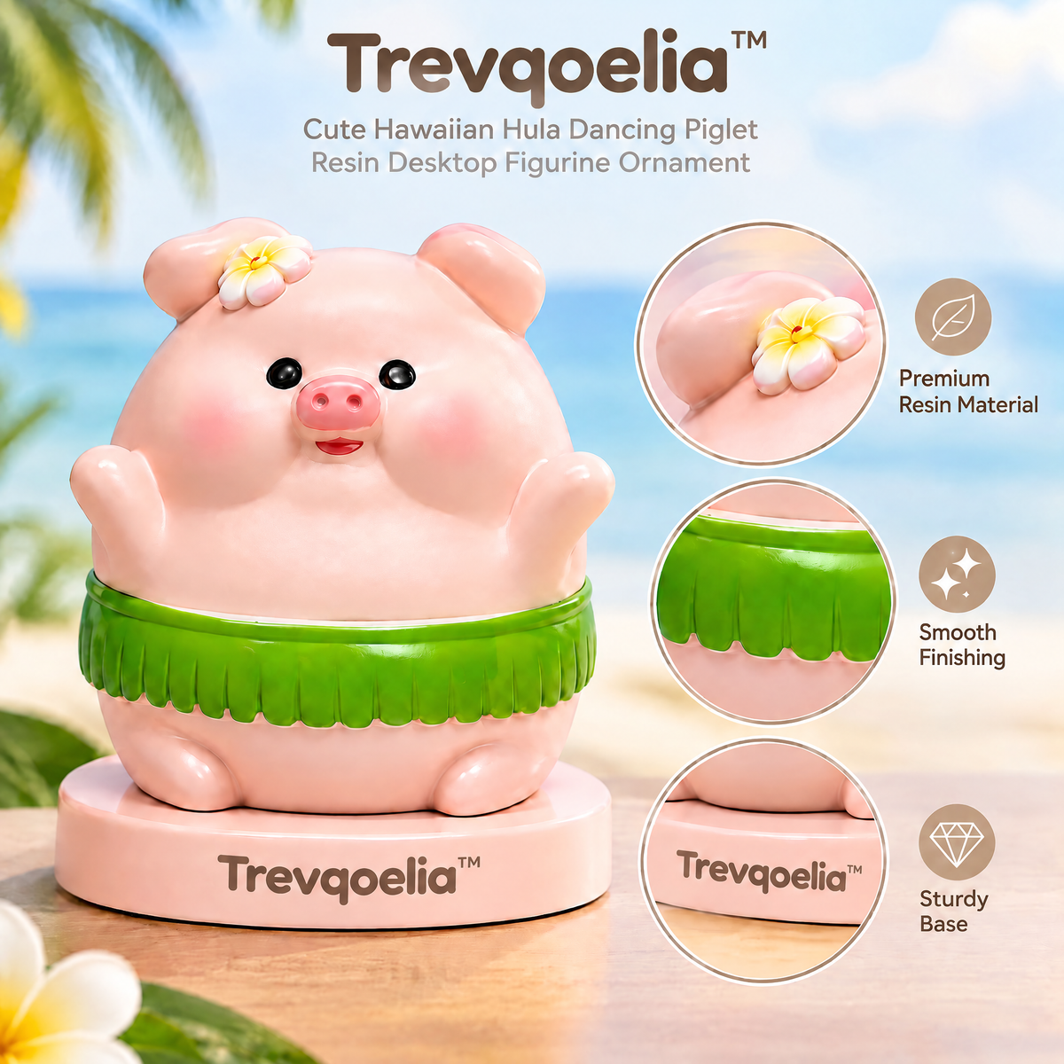 Trevqoelia™ Modern Abstract Sculpture Figurine – Elegant Tabletop Home Decor Accent