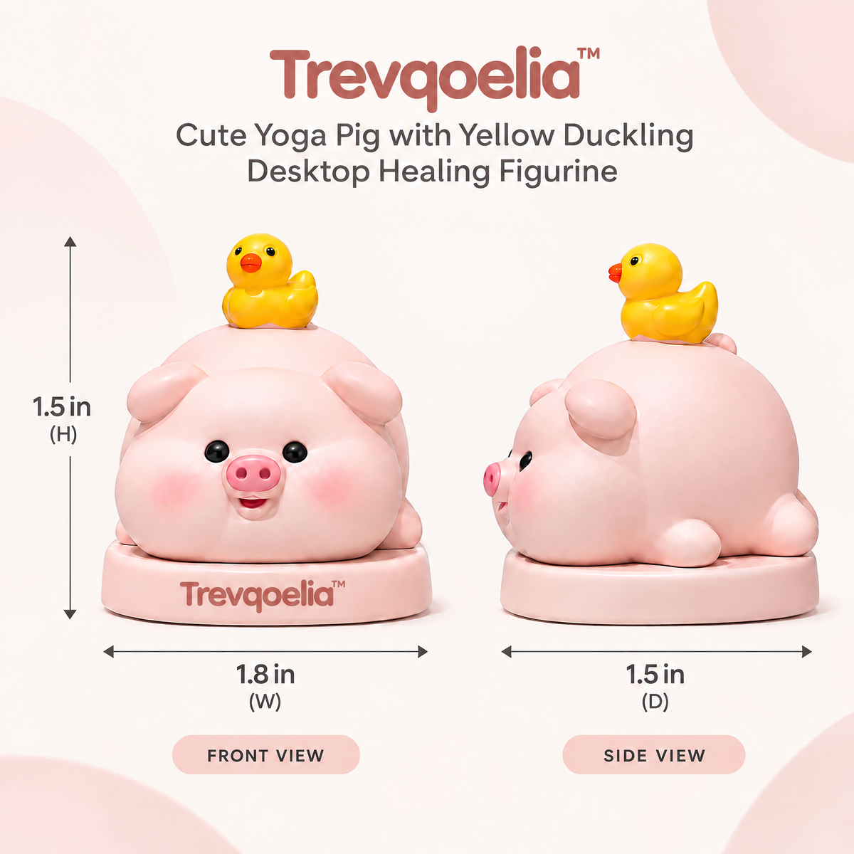 Trevqoelia™ Modern Sculptural Art Figurine – Abstract Tabletop Decor Accent for Elegant Interiors