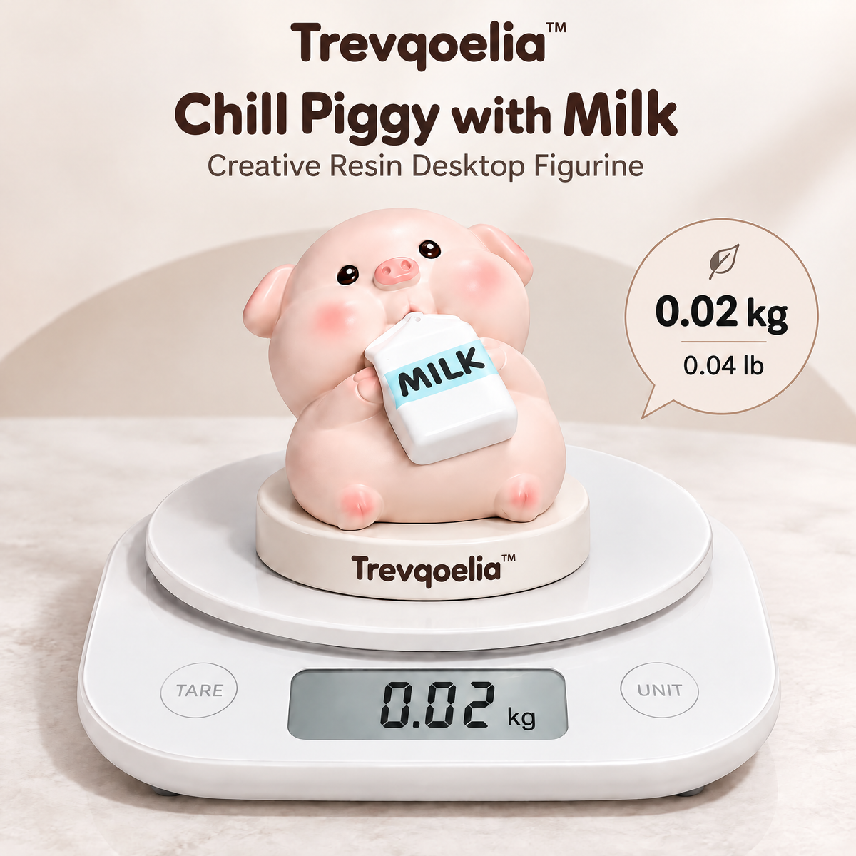 Trevqoelia™ Sculptural Decorative Tabletop Figurine – Modern Artistic Home Accent Decor