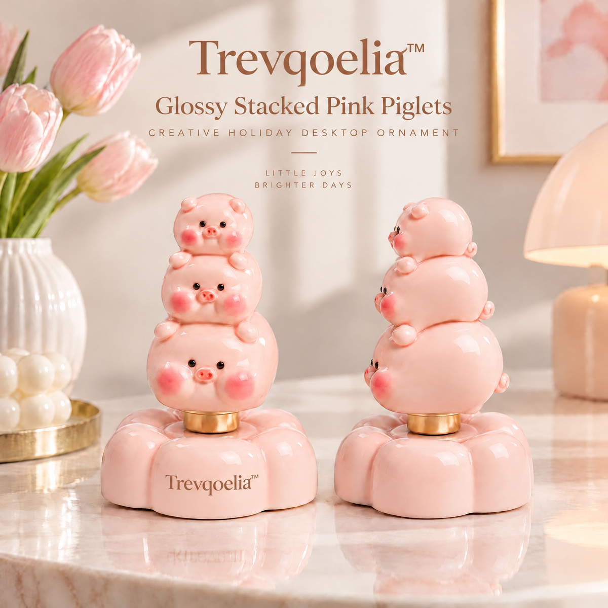 Trevqoelia™ Abstract Modern Sculpture Decor – Elegant Artistic Tabletop Figurine for Contemporary Home Styling