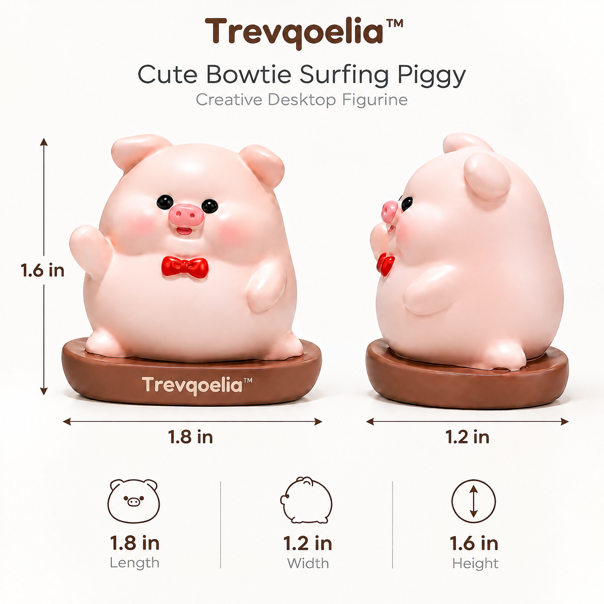 Trevqoelia™ Modern Sculptural Home Decor Figurine – Artistic Tabletop Accent Piece