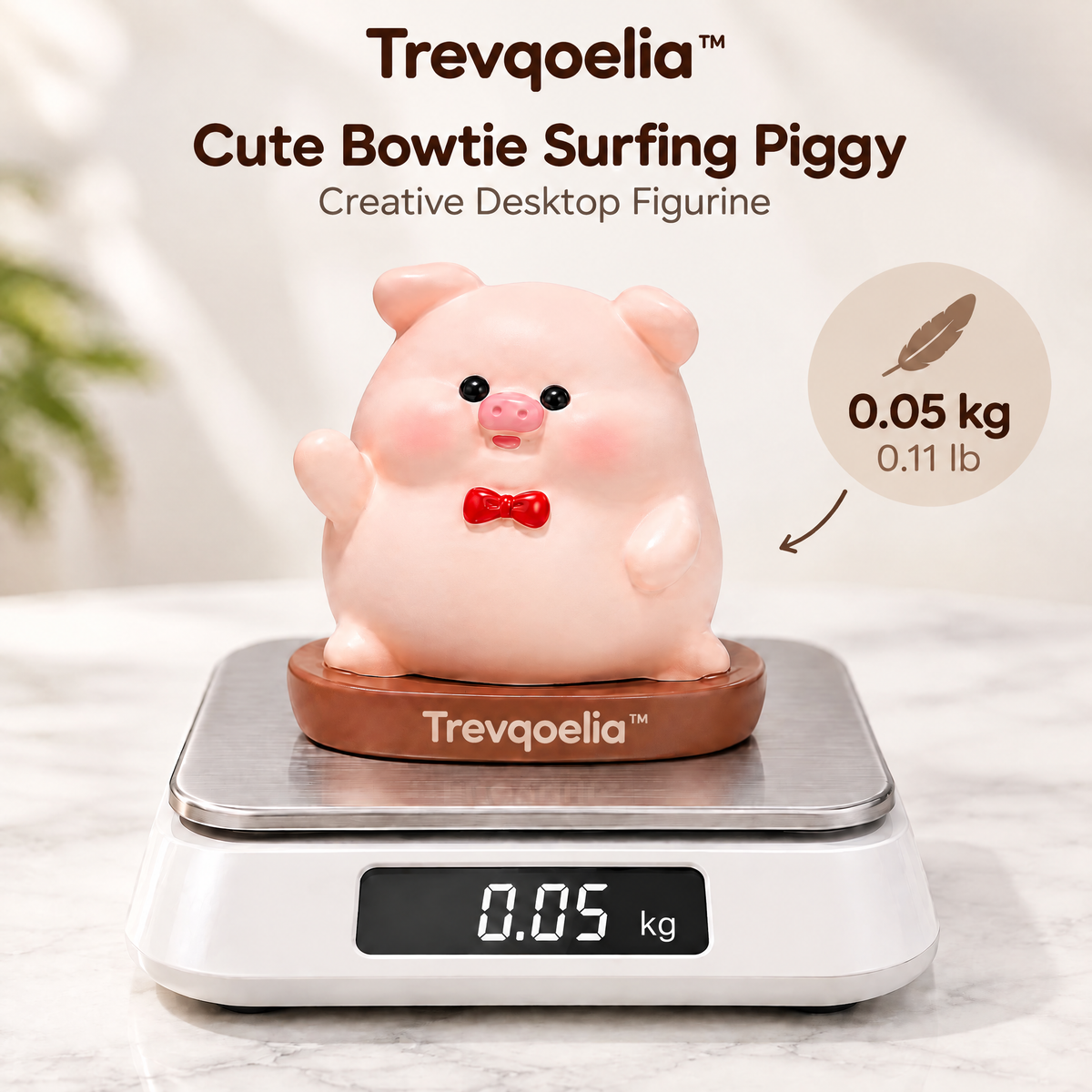 Trevqoelia™ Modern Sculptural Home Decor Figurine – Artistic Tabletop Accent Piece