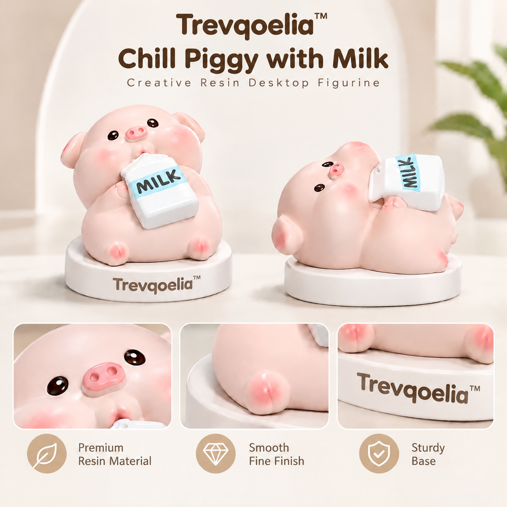 Trevqoelia™ Sculptural Decorative Tabletop Figurine – Modern Artistic Home Accent Decor