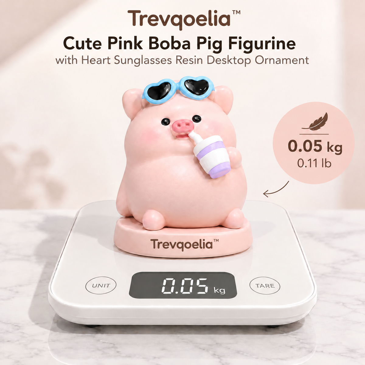 Trevqoelia™ Minimalist Abstract Sculpture Decor – Modern Artistic Tabletop Figurine for Home & Office