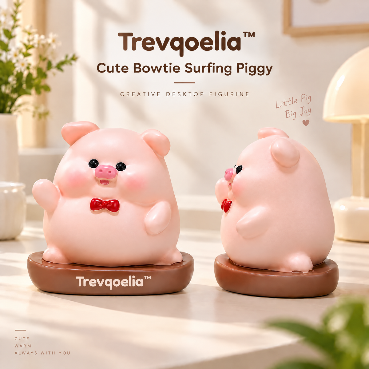 Trevqoelia™ Modern Sculptural Home Decor Figurine – Artistic Tabletop Accent Piece